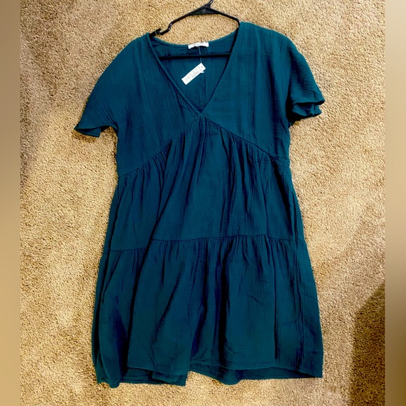 madewell dress green Dress Casual Short By Madewell In Green, Size: S